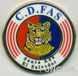 футбол.клуб ФАС (Сальвадор) ЭМАЛЬ / FAS Santa Ana,El Salvador football pin badge