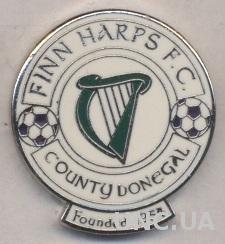 футбол.клуб Финн Харпс (Ирланд.) ЭМАЛЬ /Finn Harps FC,Ireland football pin badge