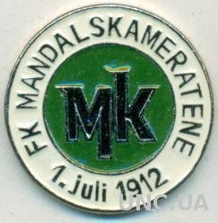 футбол.клуб ФК Мандальс.(Норвегия) тяжмет /Mandalskameratene,Norway football pin