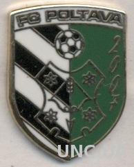 футбол.клуб ФК Полтава (Украина)1 ЭМАЛЬ / FC Poltava, Ukraine football pin badge