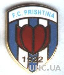 футбол.клуб ФК Приштина (Косово) ЭМАЛЬ / FC Prishtina, Kosovo football pin badge