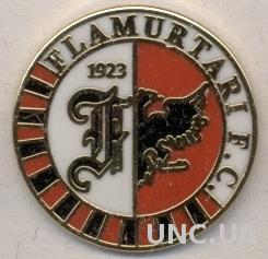 футбол.клуб Фламуртари (Албан.)2 ЭМАЛЬ /Flamurtari FC,Albania football pin badge