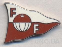 футбол.клуб Фредрикстад (Норвег) ЭМАЛЬ /Fredrikstad FK,Norway football pin badge