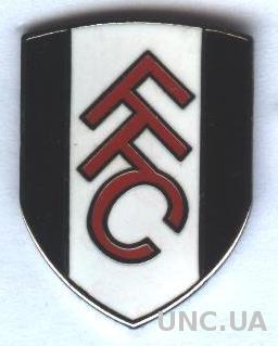 футбол.клуб Фулхэм Лондон (Англия) ЭМАЛЬ / Fulham FC, England football pin badge