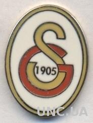 футбол.клуб Галатасарай (Турция) ЭМАЛЬ /Galatasaray SK,Turkey football pin badge