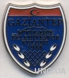 футбол.клуб Газиантеп ББ (Турция) ЭМАЛЬ / Gaziantep BB,Turkey football pin badge