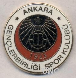 футбол.клуб Генчлербирлиги (Турция), ЭМАЛЬ / Genclerbirligi, Turkey football pin