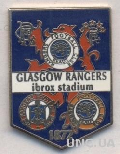 футбол.клуб Глазго Рейндж.(Шотл.)4 ЭМАЛЬ / Glasgow Rangers,Scotland football pin