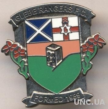 футбол.клуб Глебе (Сев.Ирландия)1 ЭМАЛЬ / Glebe Rangers,N.Ireland football badge