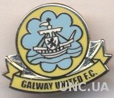 футбол.клуб Голуэй (Ирландия)2 ЭМАЛЬ / Galway United FC, Ireland football badge