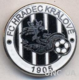 футбол.клуб Градец-Кралове(Чехия)1 ЭМАЛЬ /FC Hradec Kralove,Czech football badge