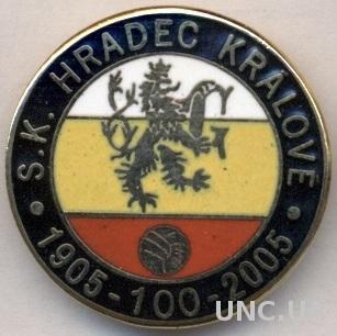 футбол.клуб Градец-Кралове(Чехия)2 ЭМАЛЬ /SK Hradec Kralove,Czech football badge
