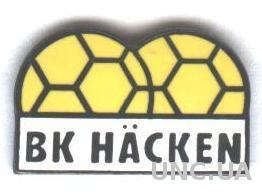 футбол.клуб Хекен Гeтеборг (Швеция)1 ЭМАЛЬ / BK Hacken,Sweden football pin badge