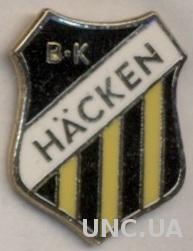 футбол.клуб Хекен Гeтеборг (Швеция)2 ЭМАЛЬ / BK Hacken,Sweden football pin badge