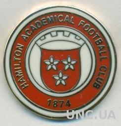 футбол.клуб Хэмилтон Академикал(Шотландия) ЭМАЛЬ /Hamilton FC,Scotland pin badge