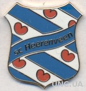 футбол.клуб Херенвен (Голландия) ЭМАЛЬ / SC Heerenveen, Netherlands football pin
