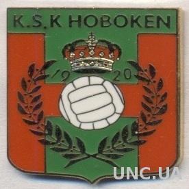 футбол.клуб Хобокен (Бельгия) ЭМАЛЬ / KSK Hoboken Antwerpen,Belgium football pin