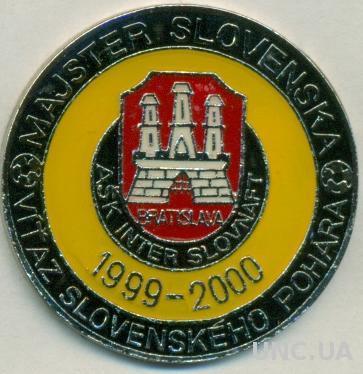 футбол.клуб Интер Брат.(Словак)2 тяжмет / Inter Bratislava,Slovakia football pin