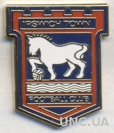 футбол.клуб Ипсвич (Англия)1 ЭМАЛЬ / Ipswich Town FC, England football pin badge