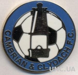футбол.клуб Камбриан (Уэльс) ЭМАЛЬ / Cambrian &amp; Clydach,Wales football pin badge