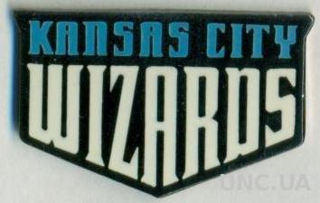 футбол.клуб Канзас-Сити (США)1 ЭМАЛЬ большой /Kansas City Wizards,USA soccer pin