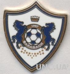 футбол.клуб Карабах Агдам (Азербайджан) ЭМАЛЬ / Qarabagh,Azerbaijan football pin