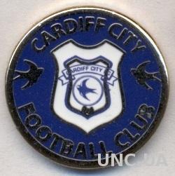 футбол.клуб Кардифф Сити (Уэльс-&gt;Англия)3 ЭМАЛЬ / FC Cardiff City football pin
