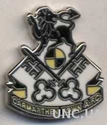 футбол.клуб Кармартен (Уэльс)2 ЭМАЛЬ / Carmarthen Town, Wales football pin badge