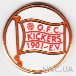 футбол.клуб Кикерс Оффенбах(Герм.) ЭМАЛЬ /Kickers Offenbach,Germany football pin