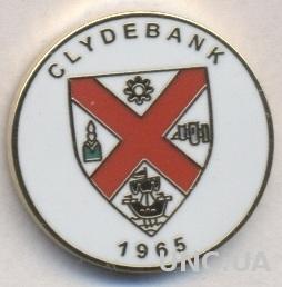 футбол.клуб Клайдбанк (Шотланд.) ЭМАЛЬ /Clydebank FC,Scotland football pin badge