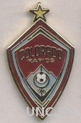 футбол.клуб Колорадо Рэпидс (США)1 ЭМАЛЬ / Colorado Rapids, USA soccer pin badge