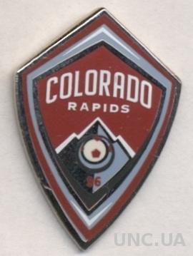 футбол.клуб Колорадо Рэпидс (США)2 ЭМАЛЬ большой /Colorado Rapids,USA soccer pin