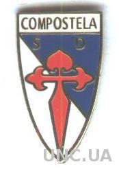 футбол.клуб Компостела (Испания)1 ЭМАЛЬ / SD Compostela,Spain football pin badge