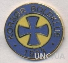 футбол.клуб Корсер (Дания) ЭМАЛЬ / Korsor BK, Denmark football enamel pin badge