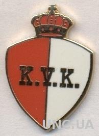 футбол.клуб Кортрейк (Бельгия)2 ЭМАЛЬ / KV Kortrijk, Belgium football pin badge