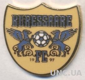 футбол.клуб Курессааре (Эстон.)1 ЭМАЛЬ /FC Kuressaare,Estonia football pin badge