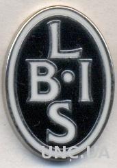 футбол.клуб Ландскруна (Швеция) ЭМАЛЬ /Landskrona BoIS,Sweden football pin badge