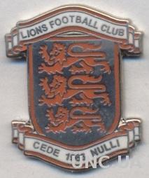 футбол.клуб Лайонс Гибралтар,ЭМАЛЬ /Lions Gibraltar FC football enamel pin badge
