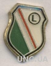 футбол.клуб Легия Варшава (Польша)тяжмет /Legia Warsaw,Poland football pin badge