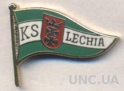 футбол.клуб Лехия Гданьск (Польша)ЭМАЛЬ /Lechia Gdansk,Poland football pin badge