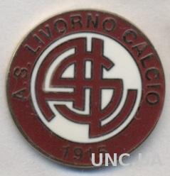 футбол.клуб Ливорно (Италия)1 ЭМАЛЬ / AS Livorno Calcio,Italy football pin badge