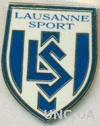 футбол.клуб Лозанна (Швейцария) ЭМАЛЬ / Lausanne-Sport, Switzerland football pin