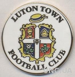 футбол.клуб Лутон Таун (Англия)2 ЭМАЛЬ /Luton Town FC,England football pin badge