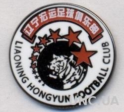 футбол.клуб Ляонин Хувин (Китай) ЭМАЛЬ / Liaoning Hongyun FC, China football pin