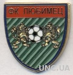 футбол.клуб Любимец (Болгария) ЭМАЛЬ / FC Lyubimets, Bulgaria football pin badge