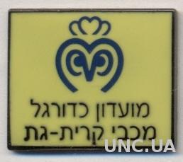 футбол.клуб Маккаби Кирьят-Гат (Израиль)1 ЭМАЛЬ / Maccabi Kiryat-Gat, Israel pin