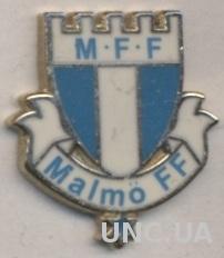 футбол.клуб Мальме ФФ (Швеция) ЭМАЛЬ / Malmo FF,Sweden football enamel pin badge