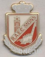 футбол.клуб Монс (Бельгия), ЭМАЛЬ / RAEC Mons, Belgium football enamel pin badge