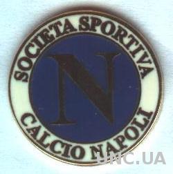футбол.клуб Наполи (Италия)1 ЭМАЛЬ / SSC Napoli, Italy football enamel pin badge
