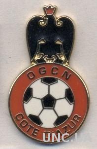 футбол.клуб Ницца (Франция)3 ЭМАЛЬ / OGC Nice, France football enamel pin badge